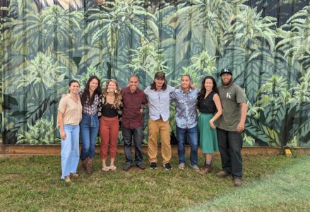 Picture of the employees of the Kaua’i Hemp Company (KHC), the first USDA Certified Organic hemp farm and processing lab in the State of Hawai’i