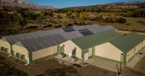 a bird's eye view of Commercial Light Deprivation Greenhouses