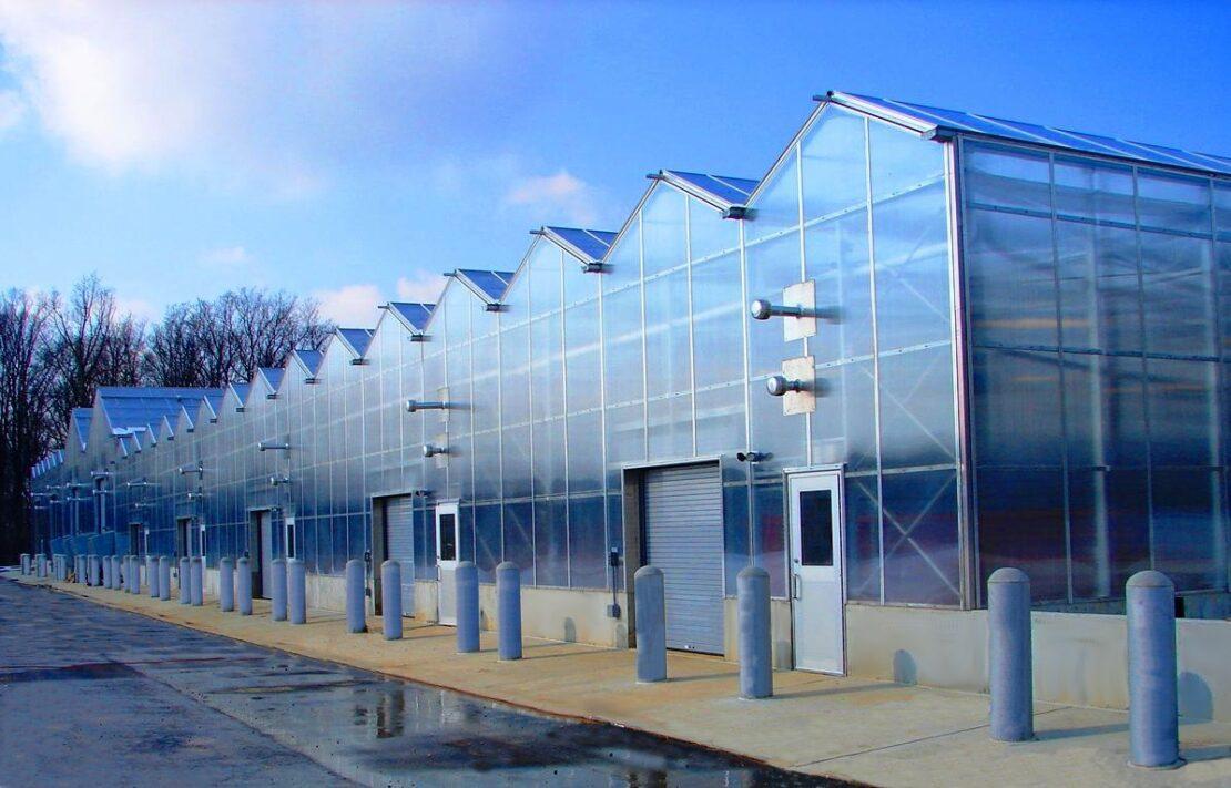 Smithsonian greenhouse production ranges in Suitland, MD