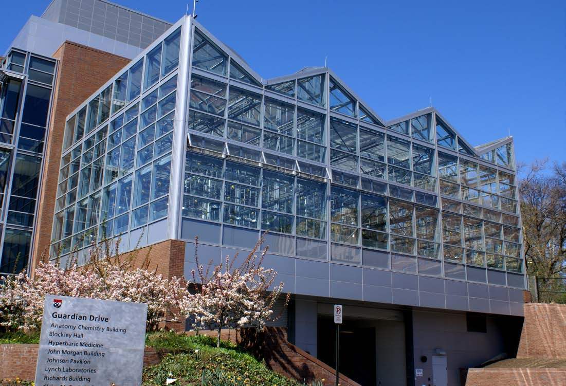 University of Pennsylvania Biology Greenhouse – a research and teaching facility at the south end of Lynch Laboratories.