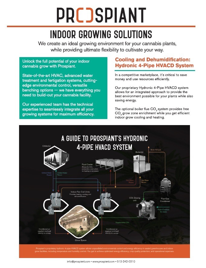 Indoor Grow Solutions for Cannabis brochure